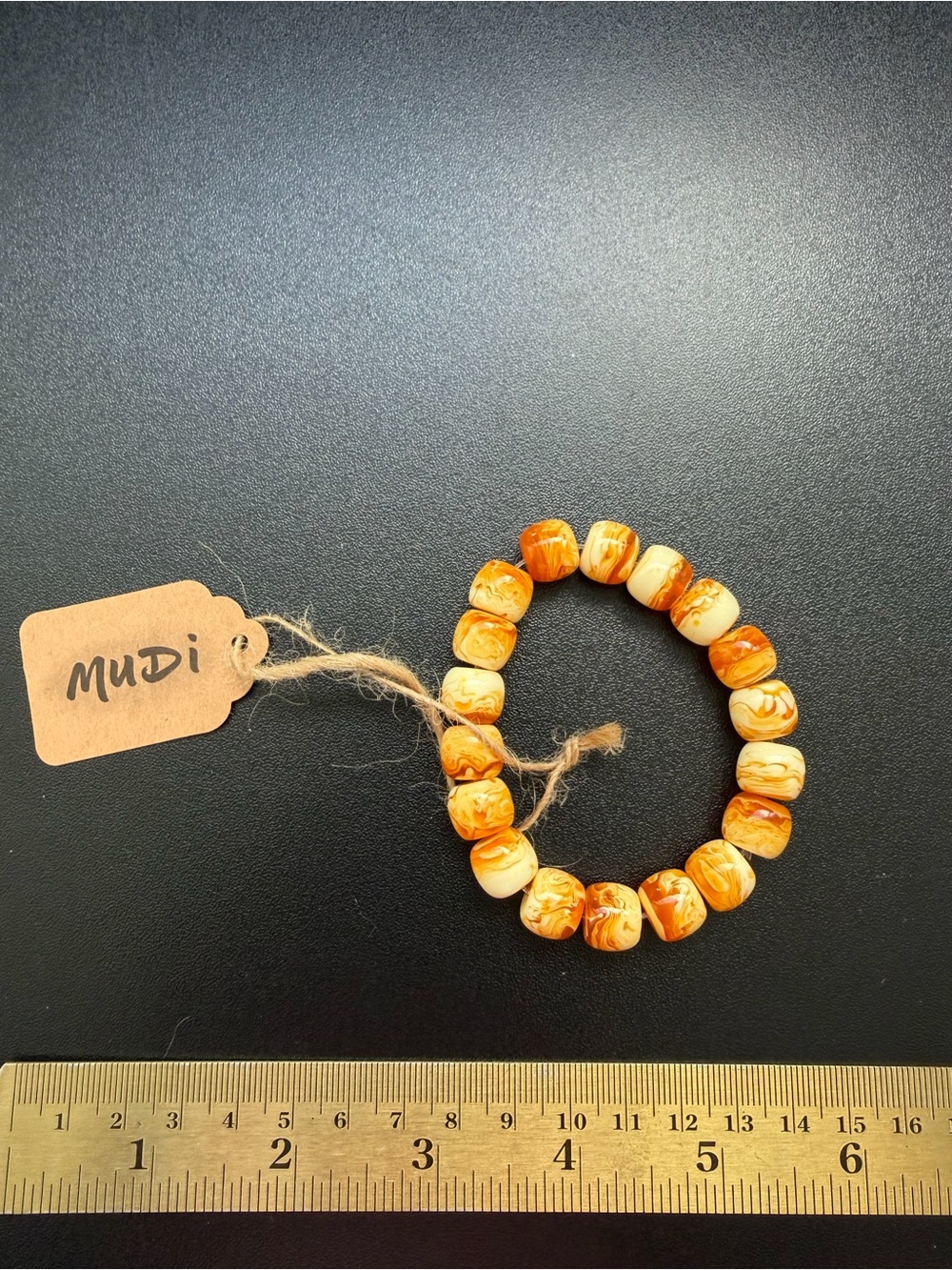 NWT Mudi Natural Amber Sunflare Bracelet Jewelry Energy Resin Radiance Honey